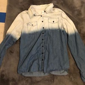 Justice collar long sleeved shirt